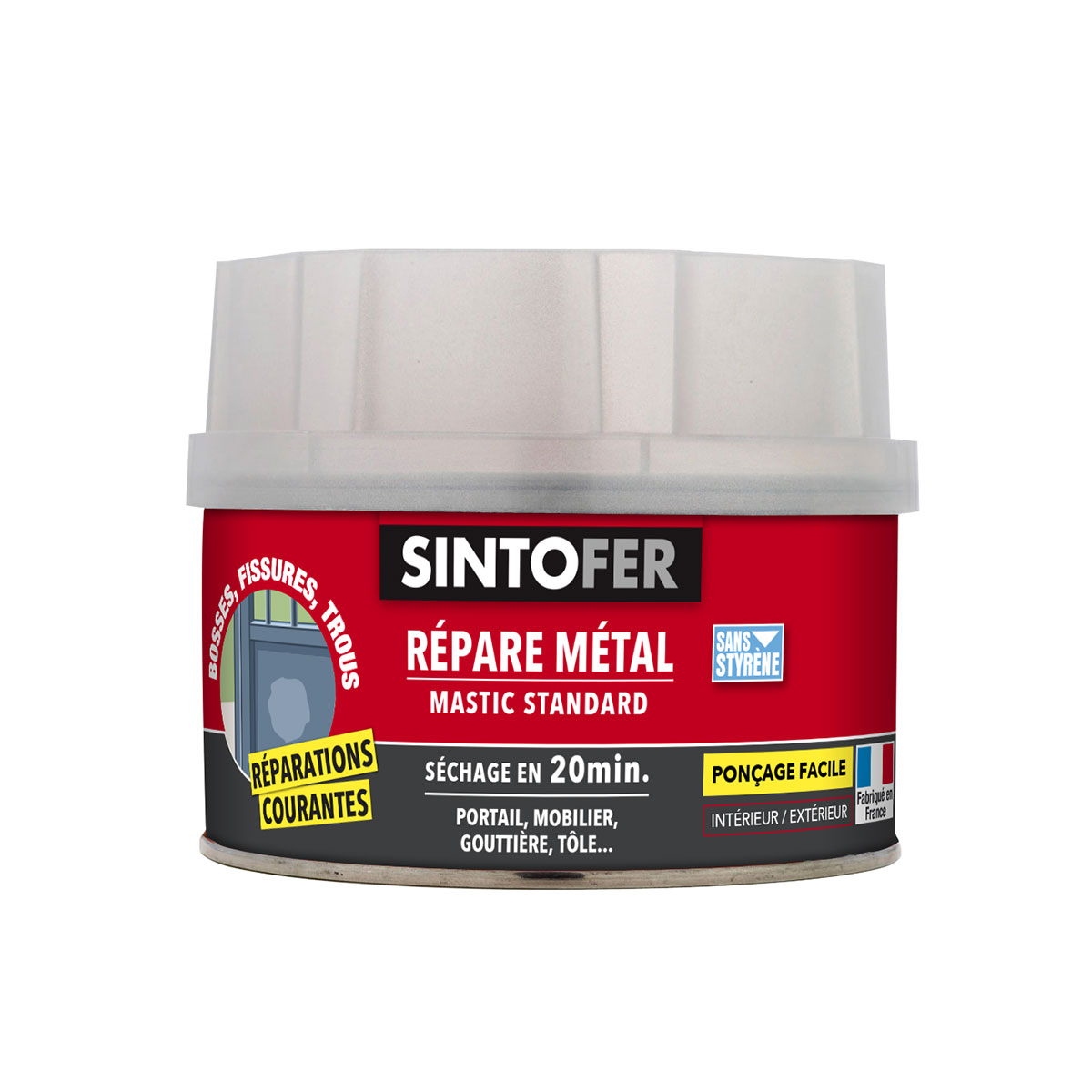 SINTOFER Répar Métal : Reconstitue, Rebouche, Colle