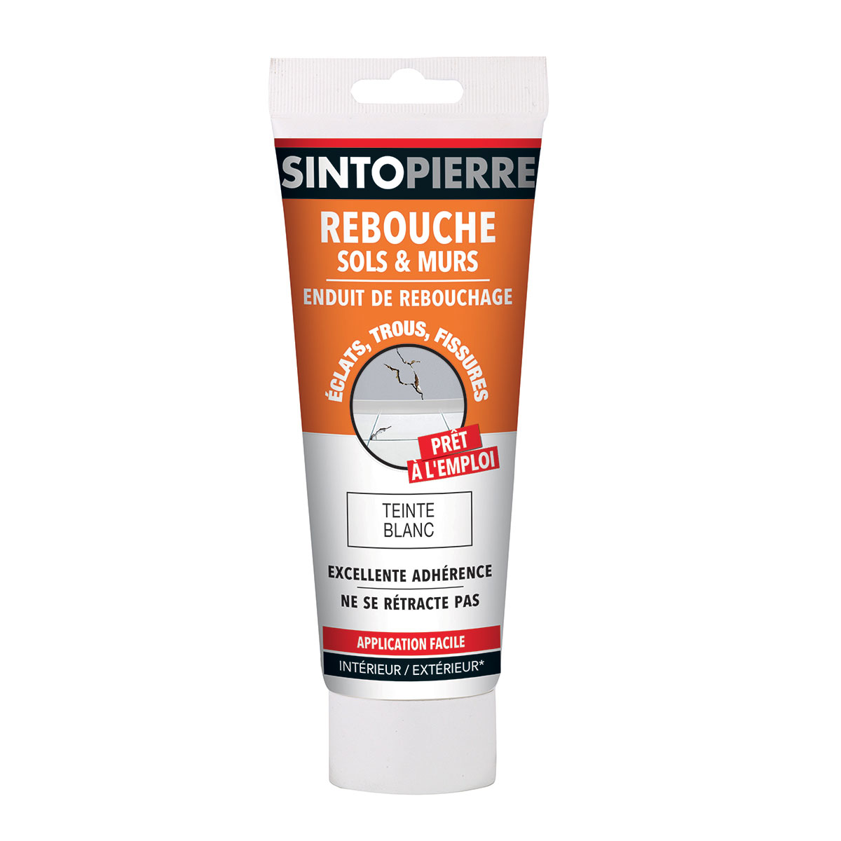 Colle réparation Sintopierre, mastic blanc SINTO, 280G