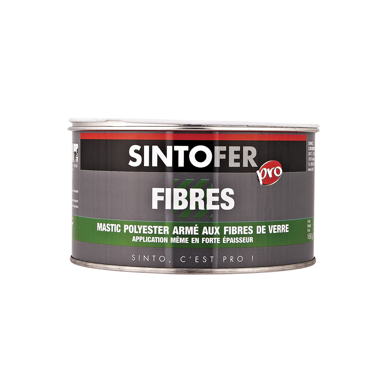 Mastic de carrosserie en fibre de verre - SYBON Professional