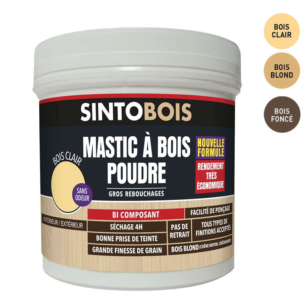 Mastic à bois poudre