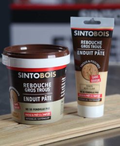 SINTOBOIS - Mastic à Bois Gros trous & fissures - Bois Clair 400g Sinto Bois  3169980399003 : Large sélection de peinture & accessoire au meilleur prix.